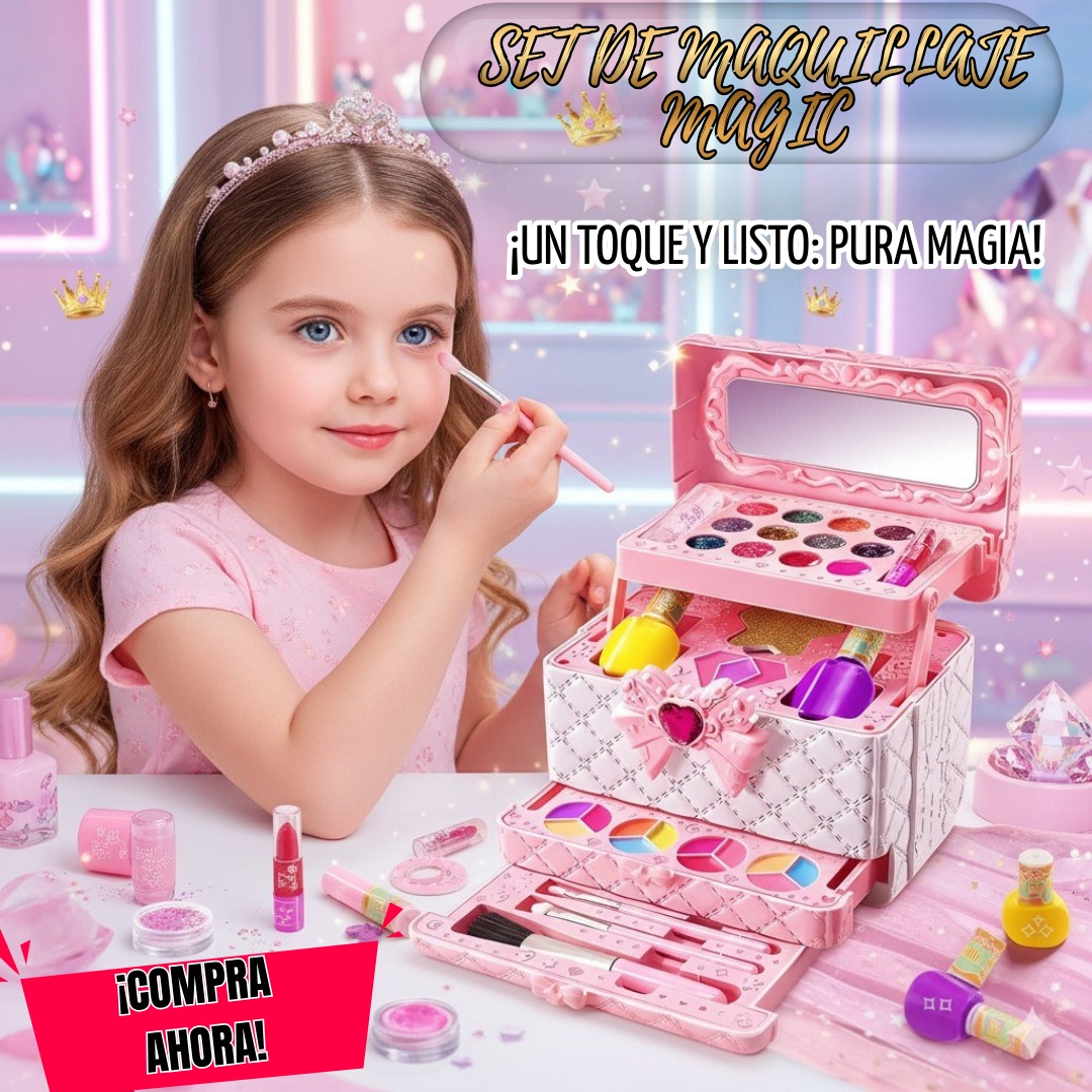 MAQUILLAJE PARA NIÑAS TODO EN UNO 🎁